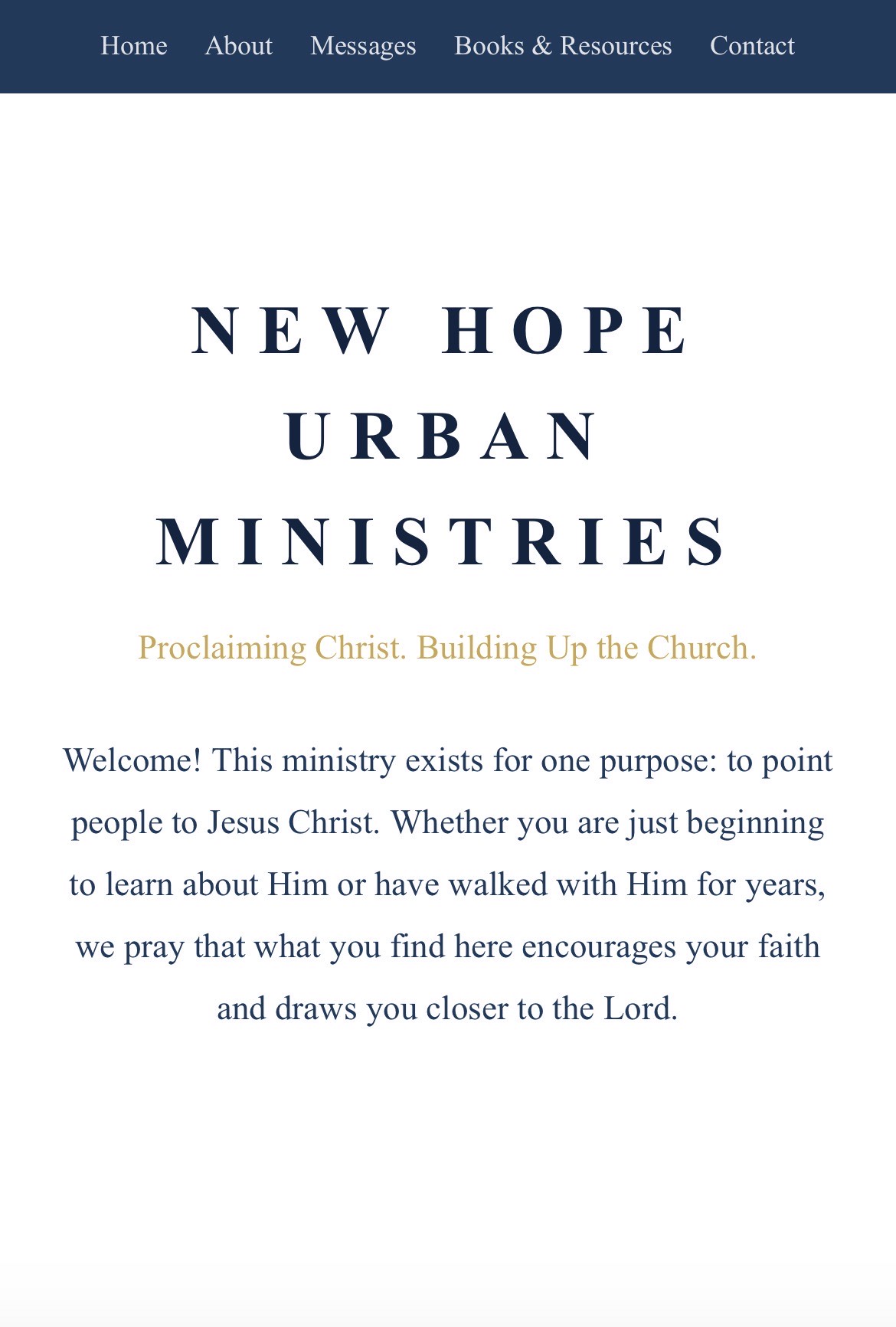 Go To Hope website preview