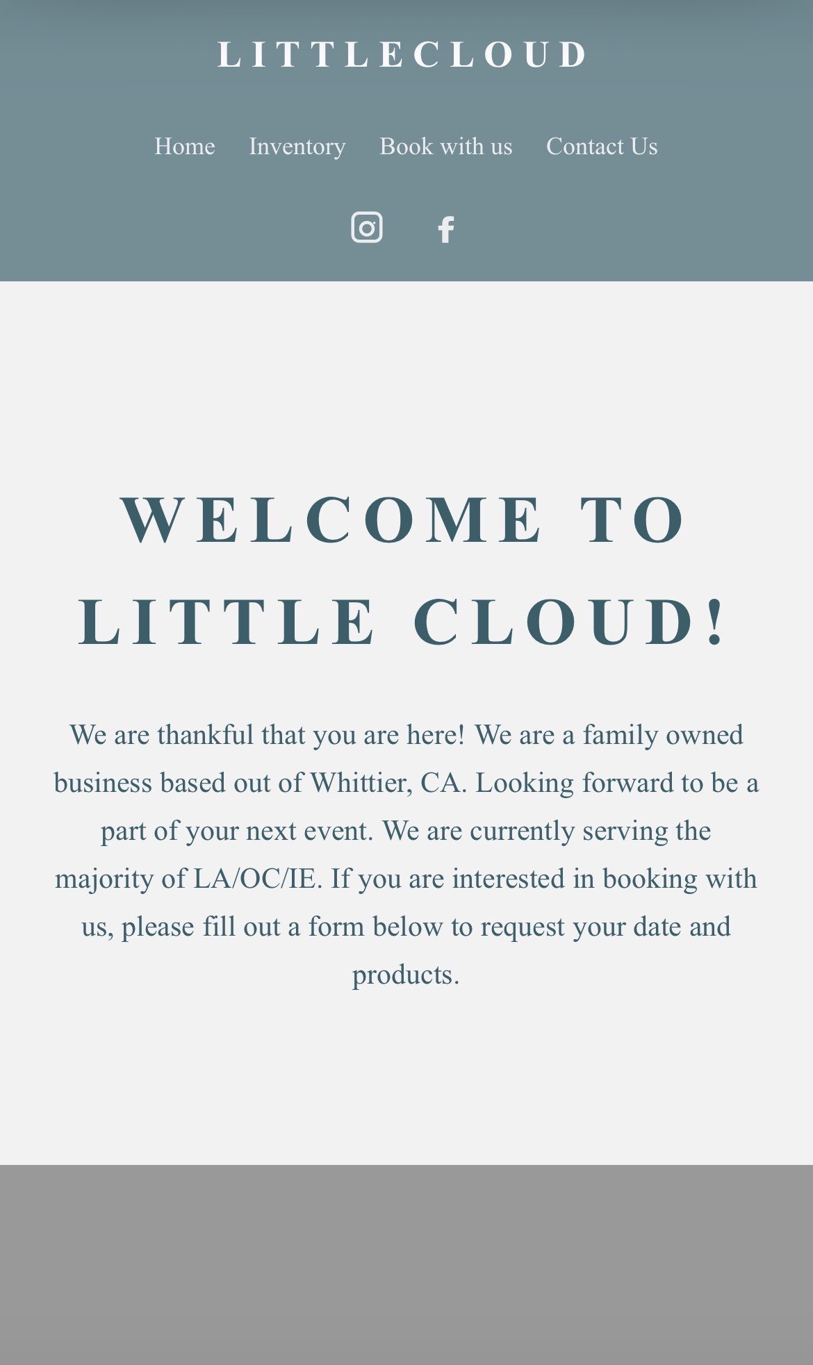 Little Cloud Play website preview